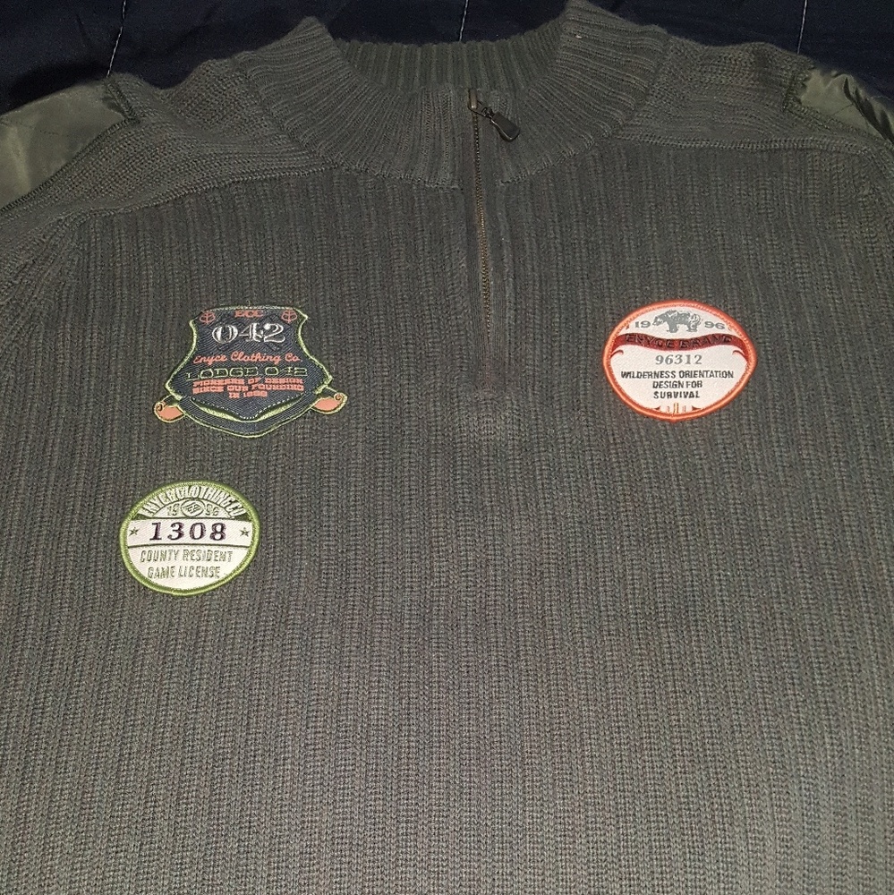 Enyce cotton sweater with logos